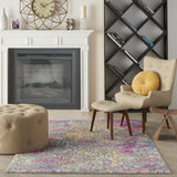 4’ x 6’ Yellow and Pink Coral Reef Area Rug