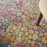 4’ x 6’ Yellow and Pink Coral Reef Area Rug