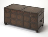 Dennard Faux Leather Coffee Table