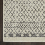 5’ x 7’ Ivory and Gray Geometric Area Rug