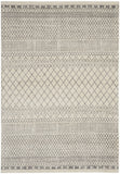 7’ x 10’ Ivory and Gray Geometric Area Rug