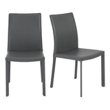 Hasina Side Chair in Gray - Set of 2
