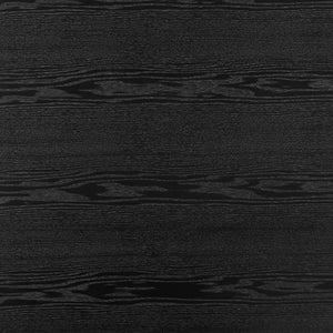 Deodat 79-inch Oval Table in Matte Black