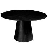 Wesley 53" Round Dining Table in Matte Black