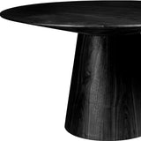 Wesley 53" Round Dining Table in Matte Black