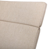 Noble House Salem Outdoor Chaise Lounge Cushion, Textured Beige