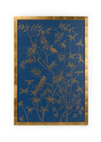 Gold Buckhead Panel On Blue A