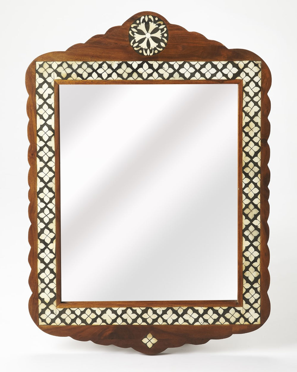 Butler Specialty Gabby Wood & Bone Inlay Wall Mirror 3879338