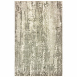 10’ x 14’ Gray and Ivory Abstract Splash Indoor Area Rug