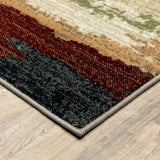 2’ x 8’ Modern Abstract Indoor Runner Rug