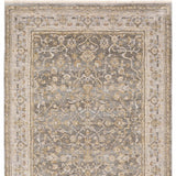 6' X 9' Beige Grey Machine Woven Oriental Indoor Arean Rug