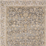 6' X 9' Beige Grey Machine Woven Oriental Indoor Arean Rug