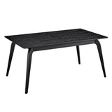Lawrence 83" Extension Dining Table in Matte Black