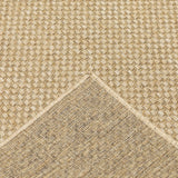 2’x8’ Solid Sand Beige Indoor Outdoor Runner Rug