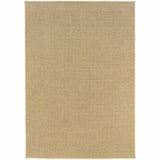 3’x5’ Solid Sand Beige Indoor Outdoor Area Rug