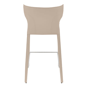 Divinia Counter Stool in Light Gray - Set of 2