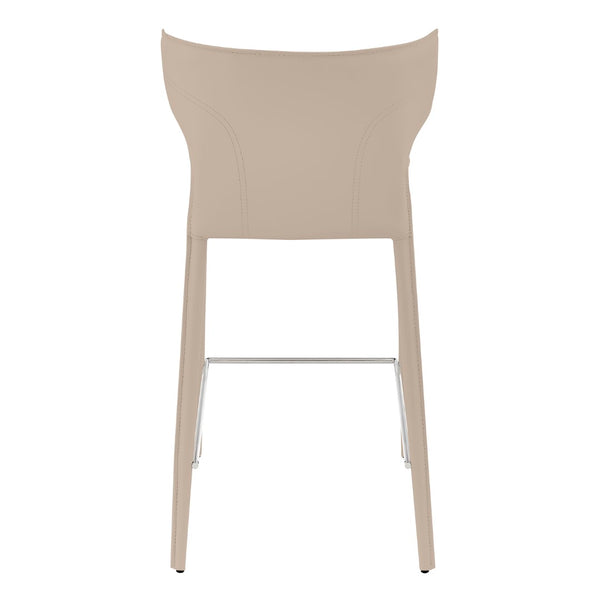 Divinia Counter Stool in Light Gray - Set of 2