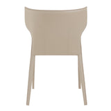 Divinia Stacking Side Chair in Light Gray - Set of 2