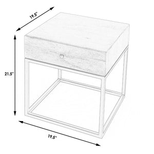 Butler Specialty Brixton Iron & Wood End Table 3898330