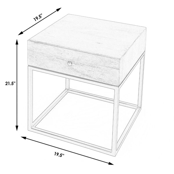 Butler Specialty Brixton Iron & Wood End Table 3898330