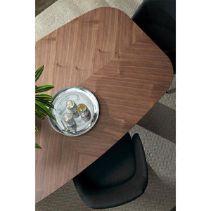 Signa Armchair in Charcoal Fabric with Black Steel Base - Set of 1