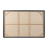 Sagebrook Home Contemporary 60x40 Horizon Hand Painted Canvas, Gray/gold 70146 Gold Polyester Canvas