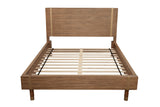 Alpine Furniture Easton Queen Platform Bed 2088-01Q Sand Mahogany Solids & Veneer 65.5 x 87 x 46