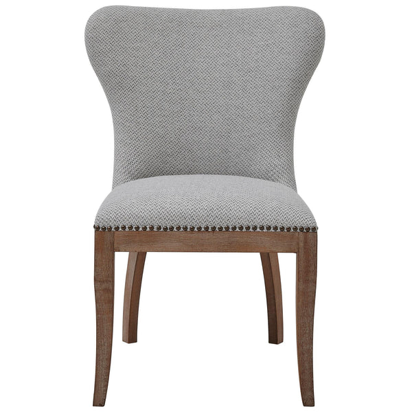 Dorsey Fabric Chair  - Set of 2 Cardiff Gray