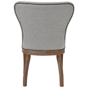 Dorsey Fabric Chair  - Set of 2 Cardiff Gray