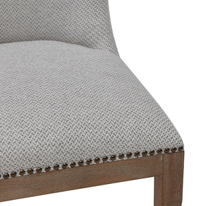 Dorsey Fabric Chair  - Set of 2 Cardiff Gray