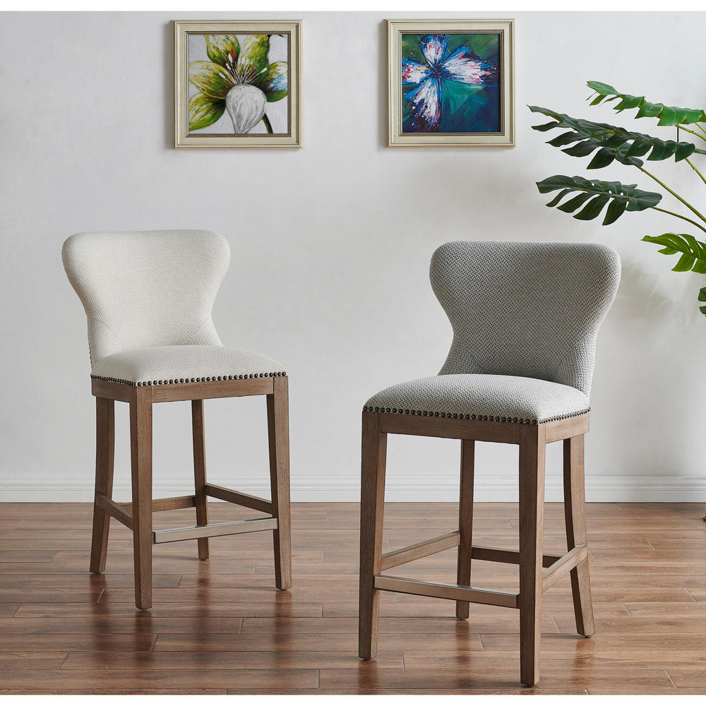 Dorsey Fabric Counter Stool Cardiff Cream