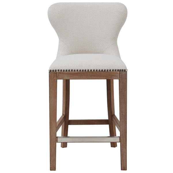 Dorsey Fabric Counter Stool Cardiff Cream