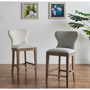 Dorsey Fabric Counter Stool Cardiff Gray