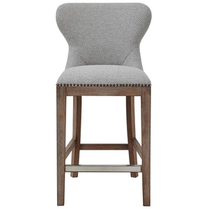 Dorsey Fabric Counter Stool Cardiff Gray