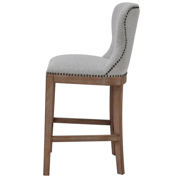 Dorsey Fabric Counter Stool Cardiff Gray