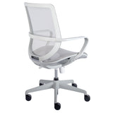 Megan Office Chair in Gray Mesh and Gray Frame