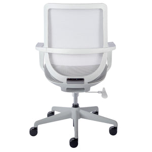 Megan Office Chair in Gray Mesh and Gray Frame
