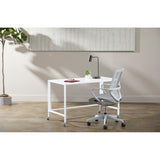 Megan Office Chair in Gray Mesh and Gray Frame