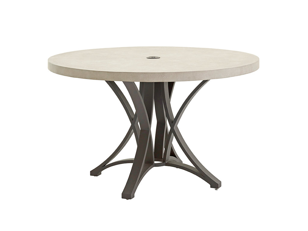 Cypress Point Ocean Terrace Dining Table W/Weatherstone Top