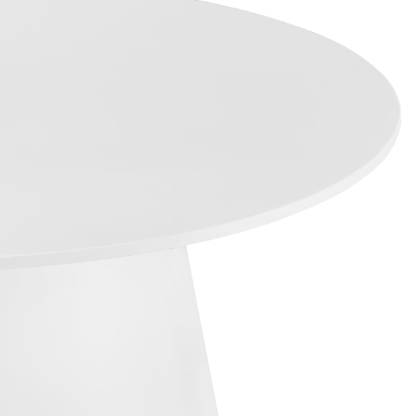 Wesley 36" Coffee Table In Matte White Lacquer