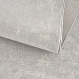 2’ x 3’ Modern Gray Distressed Scatter Rug