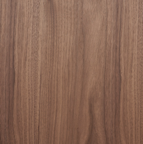 Haldis 71" Media Stand in White Ceramic Glass and Walnut