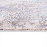 3’ x 5’ Beige and Ivory Abstract Area Rug