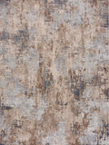 3’ x 5’ Beige and Ivory Abstract Area Rug