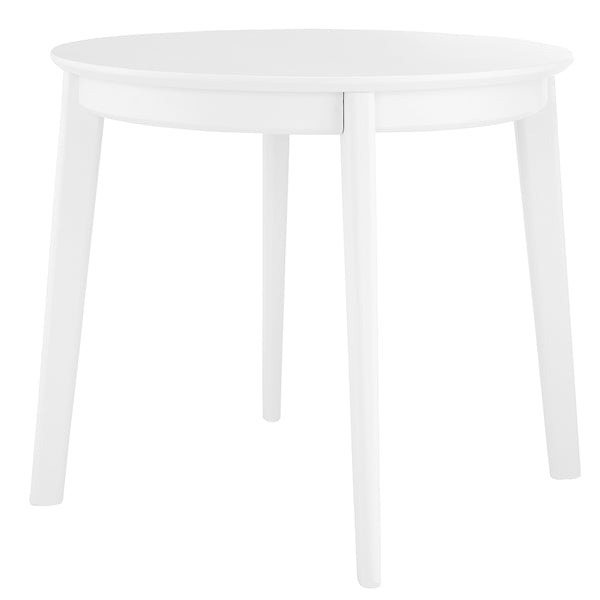 Atle 36" Round Dining Table in Matte White