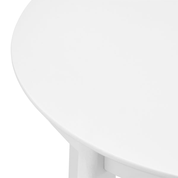 Atle 36" Round Dining Table in Matte White