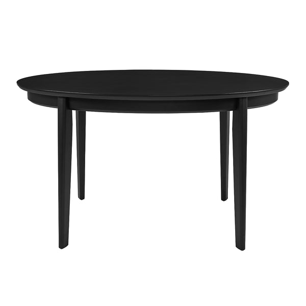 Atle 54"x34" Oval Dining Table in Matte Black