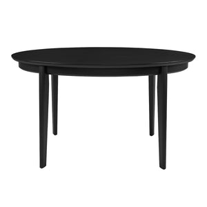 Atle 54"x34" Oval Dining Table in Matte Black