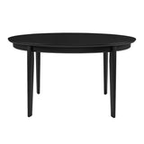 Atle 54"x34" Oval Dining Table in Matte Black