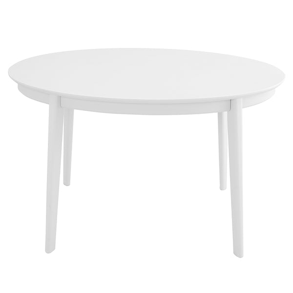 Atle 54"x34" Oval Dining Table in Matte White